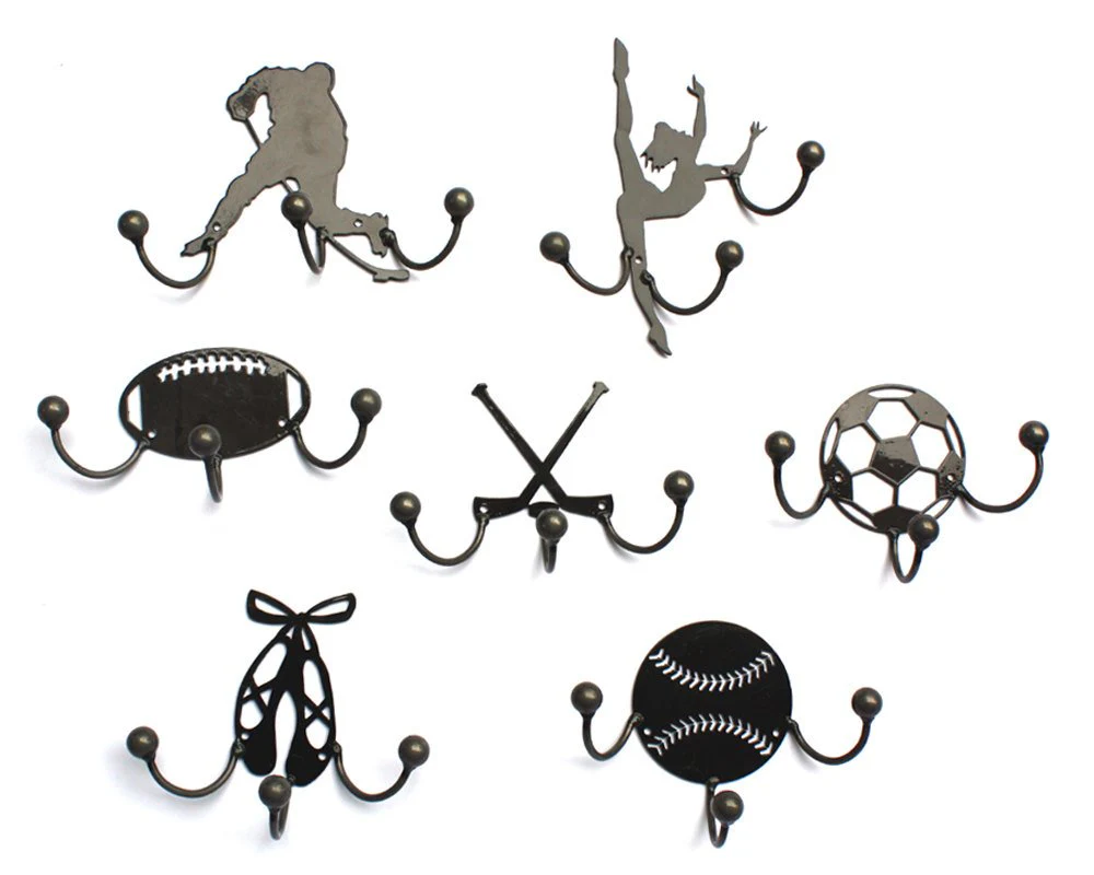 Metal Art Sport Hooks- Baseball Awards Display, set of 2 - Image 4
