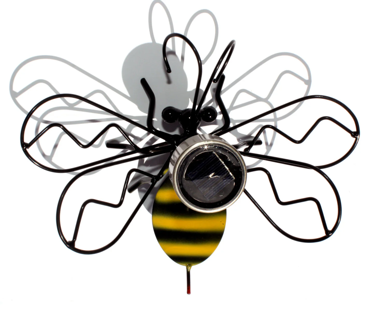 Metal Bee with Solar Light . Garden Decor ,Bumble Bee Patio Decor - Image 4