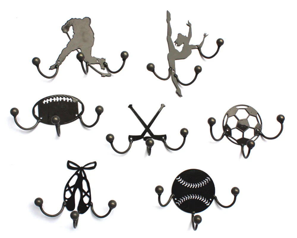 Award Display Hockey Players: Wall-mounted Metal Art (Set of Two) - Image 3