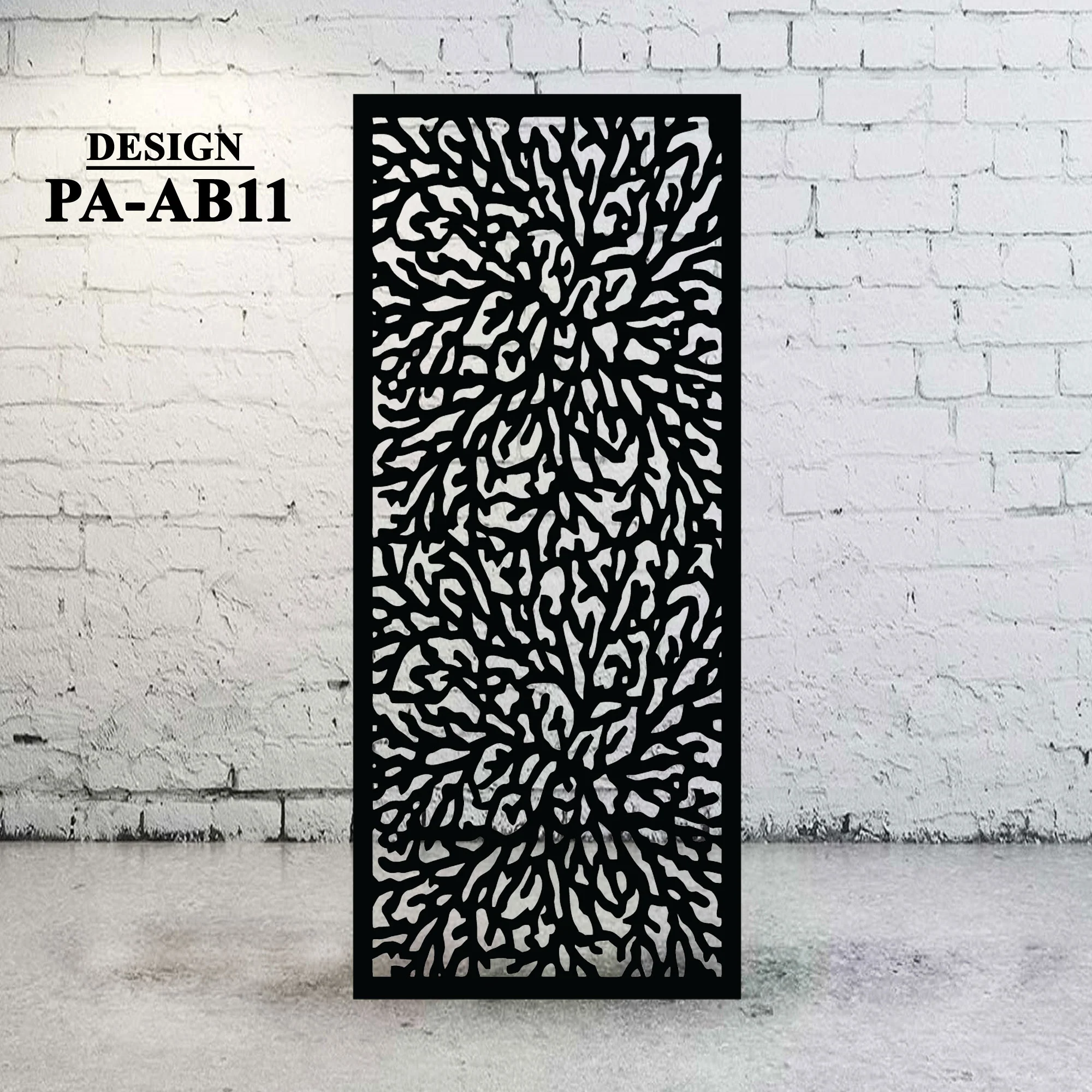 Laser Cut Metal Driveway Panels - AB11