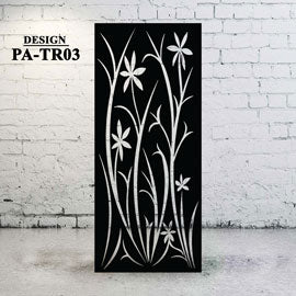 Laser Cut Metal Fence Decorative Privacy Screen | Tree Design - TR03 - Image 2