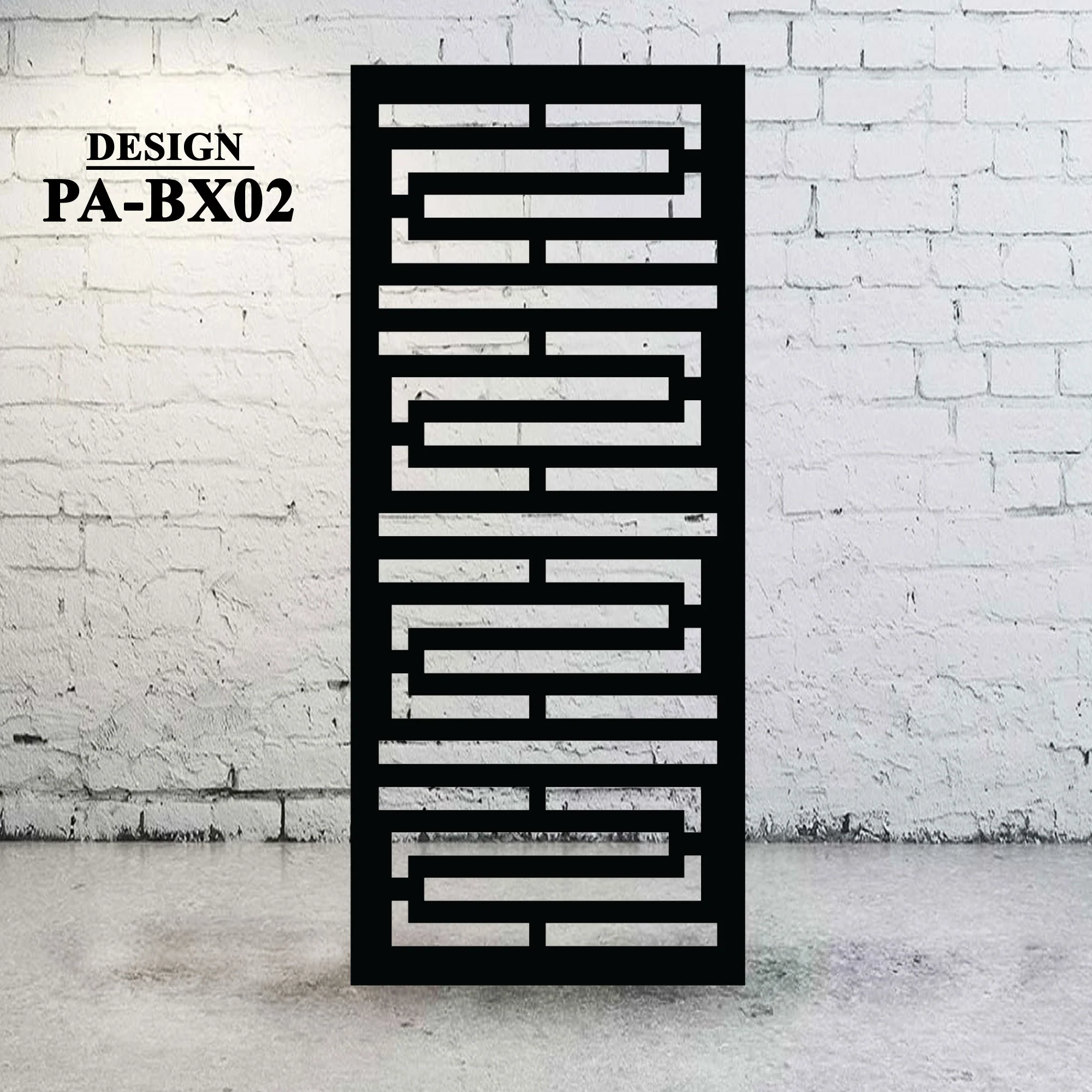 Laser Cut Metal Privacy Screen Backyard Box Design - BX02