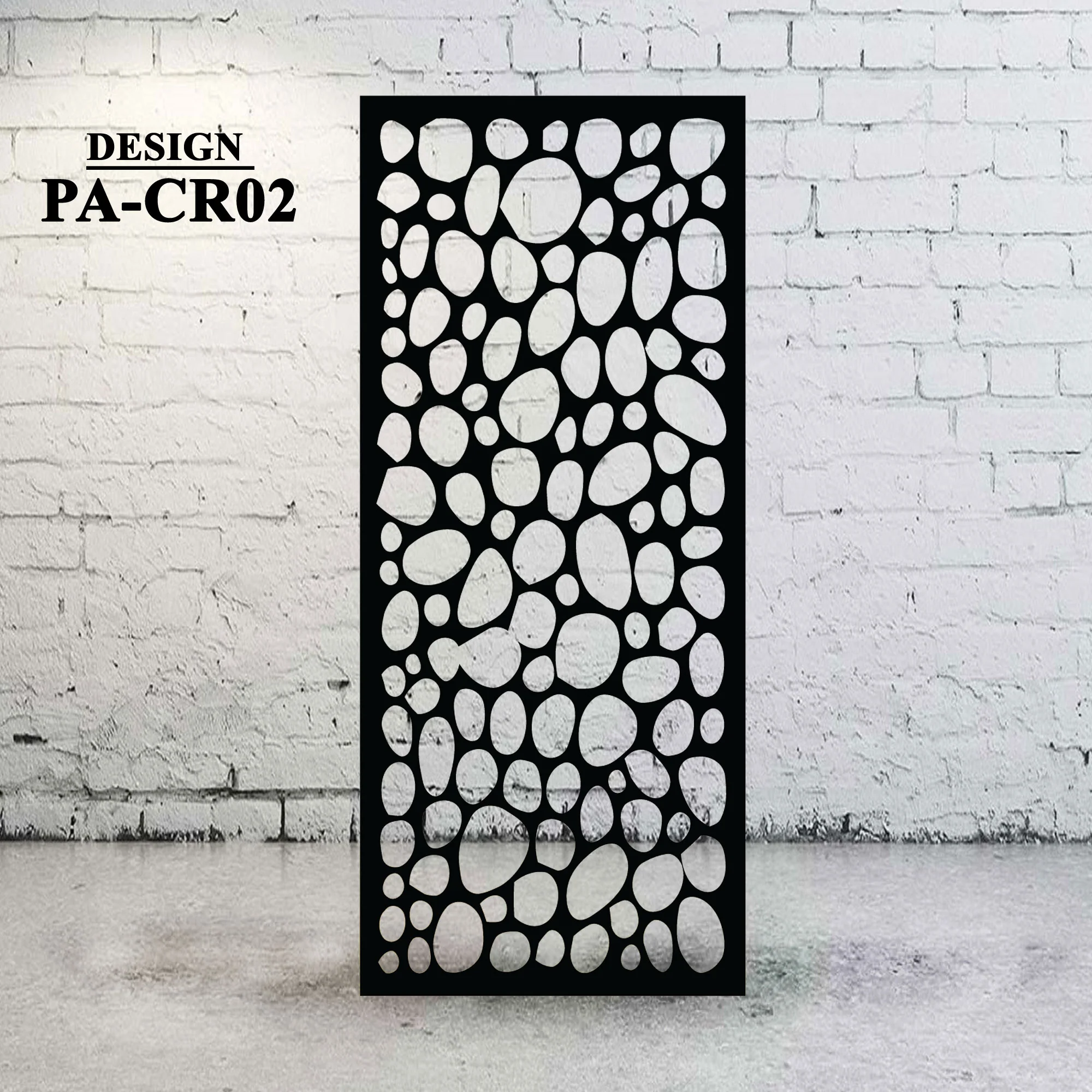 Laser Cut Metal Panels Circular Backyard Design - CR02