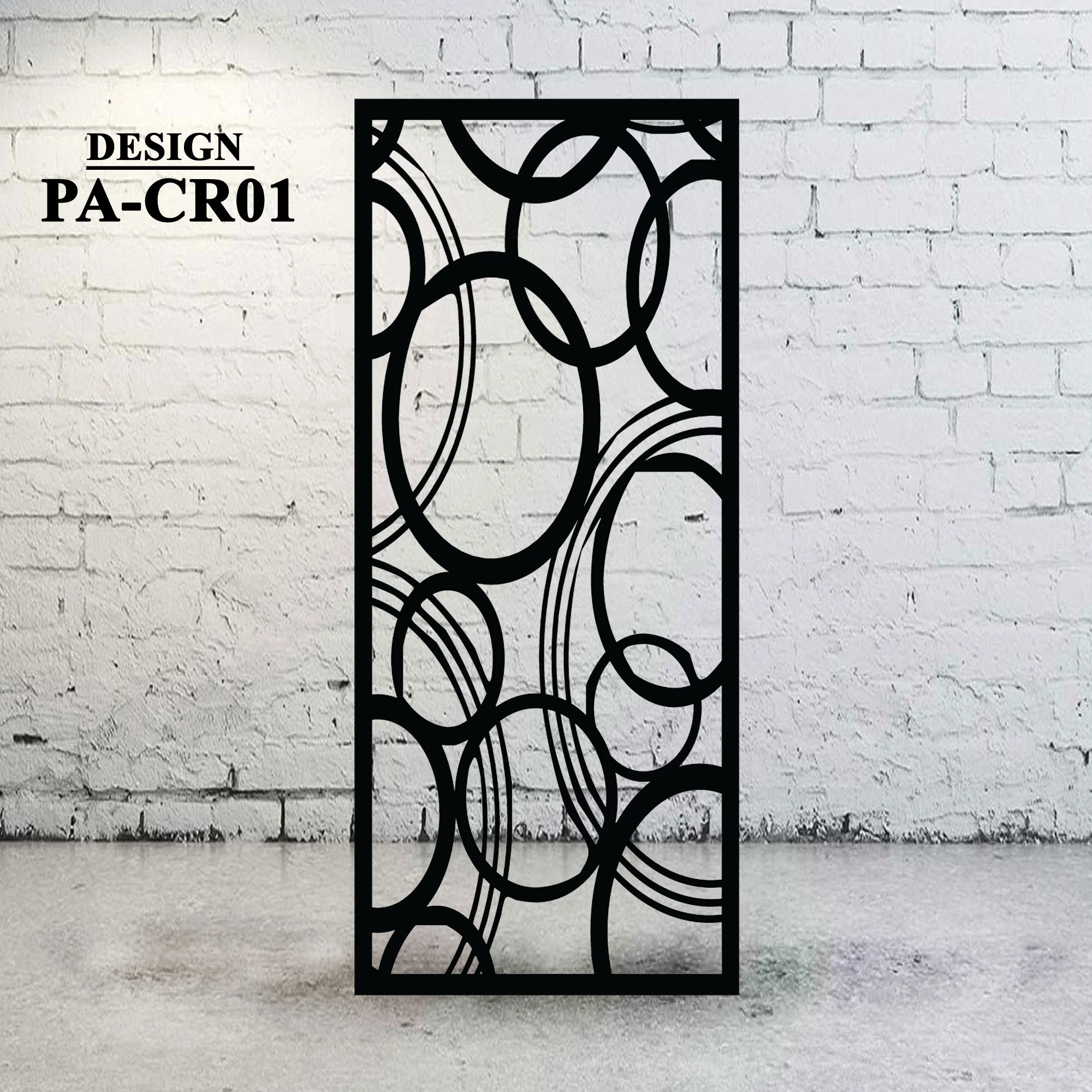 Laser Cut Metal Panels Circular Design - CR01