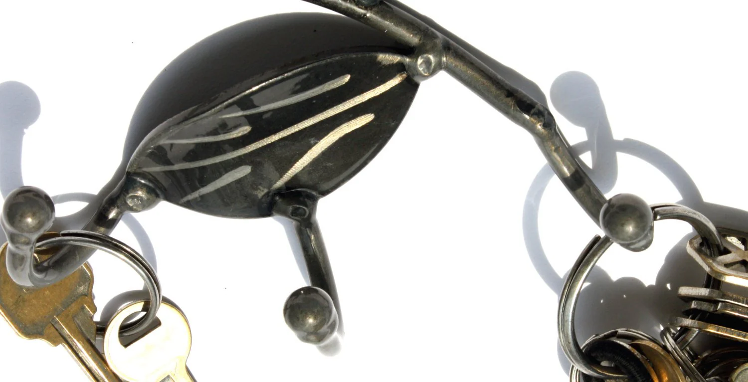 Leaf, Vine, Hook, Jewellery Hook, Jewelry Hook, Key Hook, Coat Hook, Towel Hook, Holder, Metal, Wall Mount, Small, Unique - Image 3