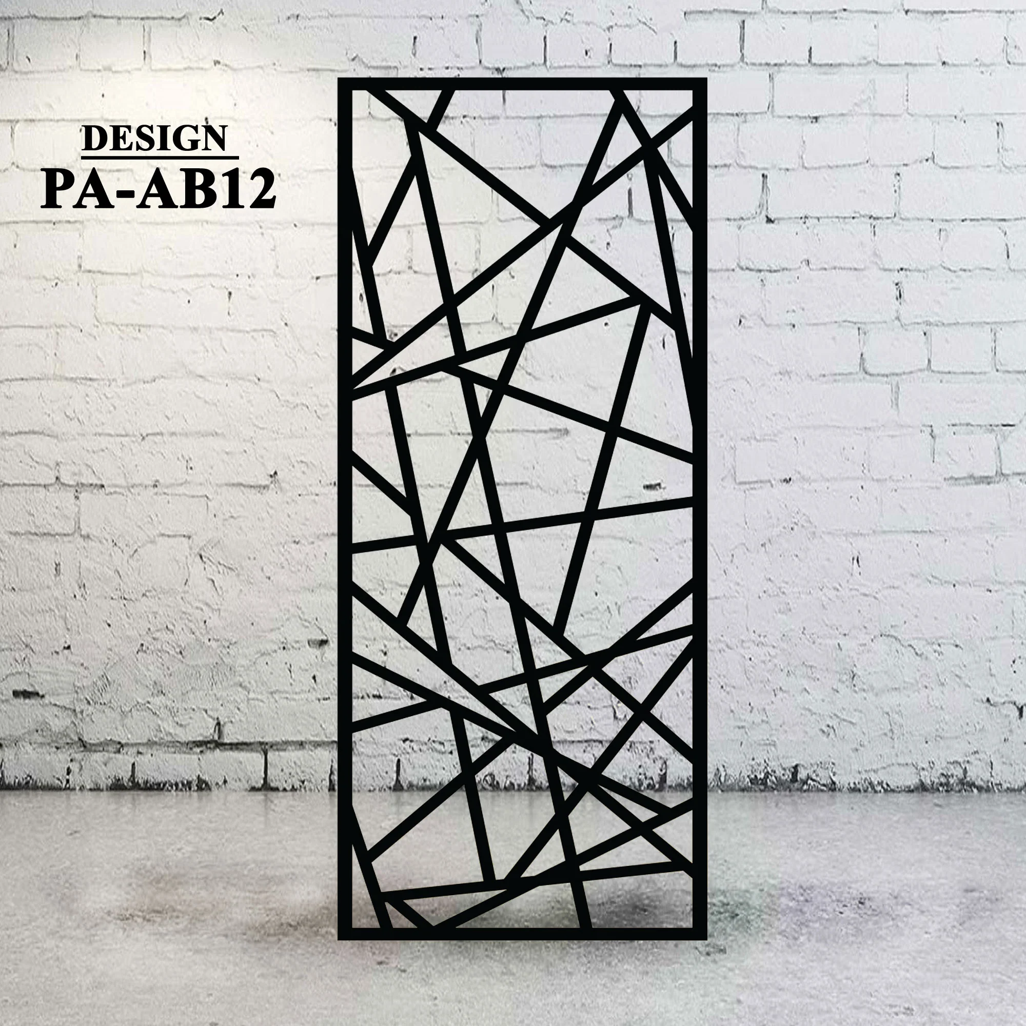Metal Backyard/Driveway Panels Design - AB12