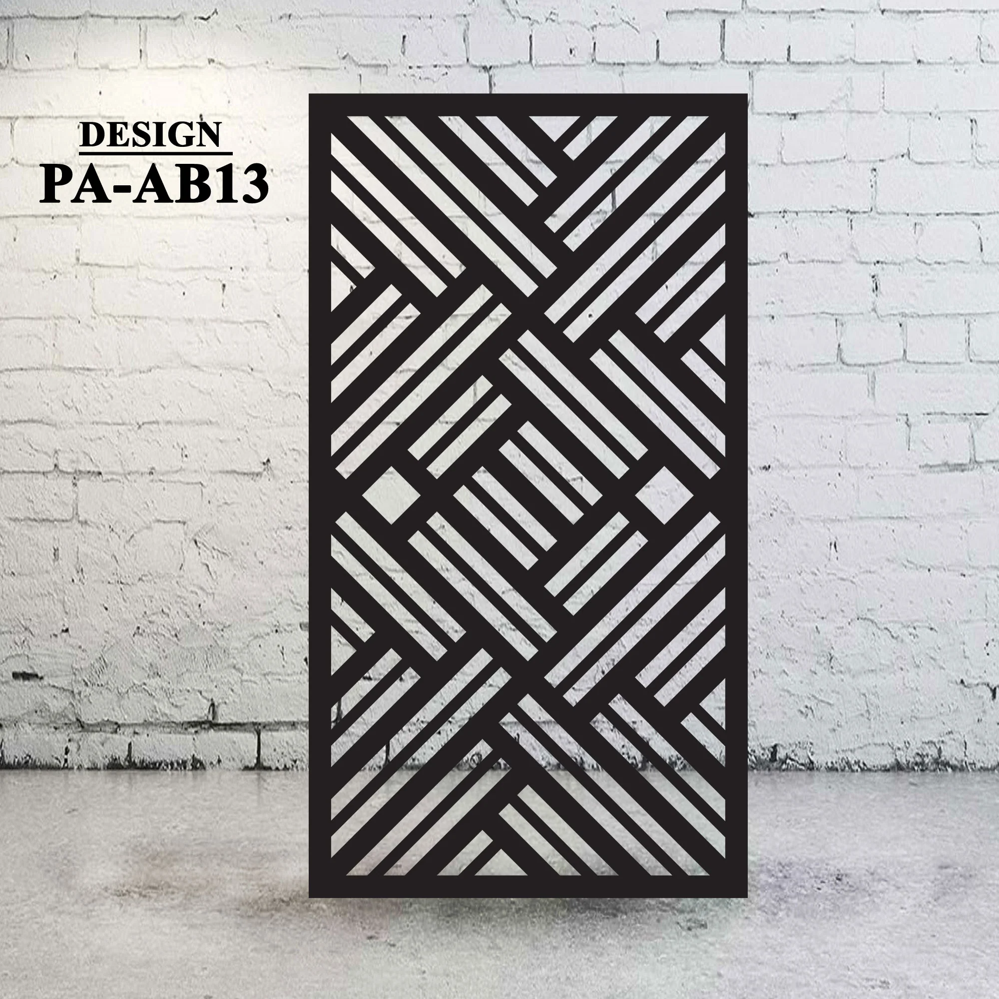 Metal Decorative Outdoor Privacy Screen Design - AB13