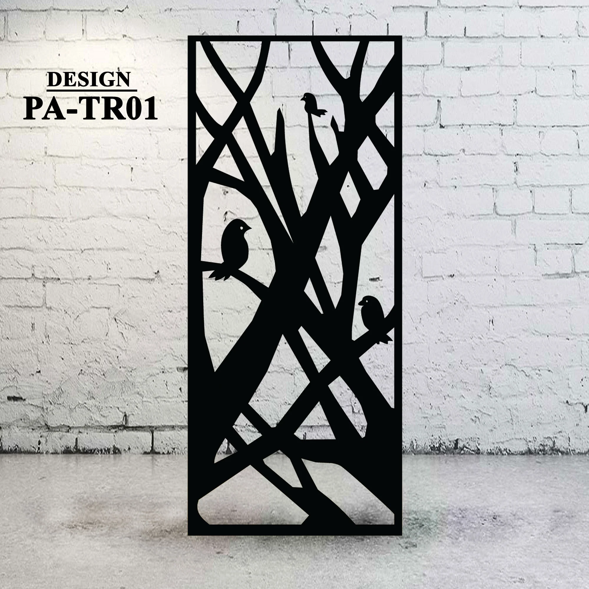 Metal Privacy Screen Tree Design - TR01