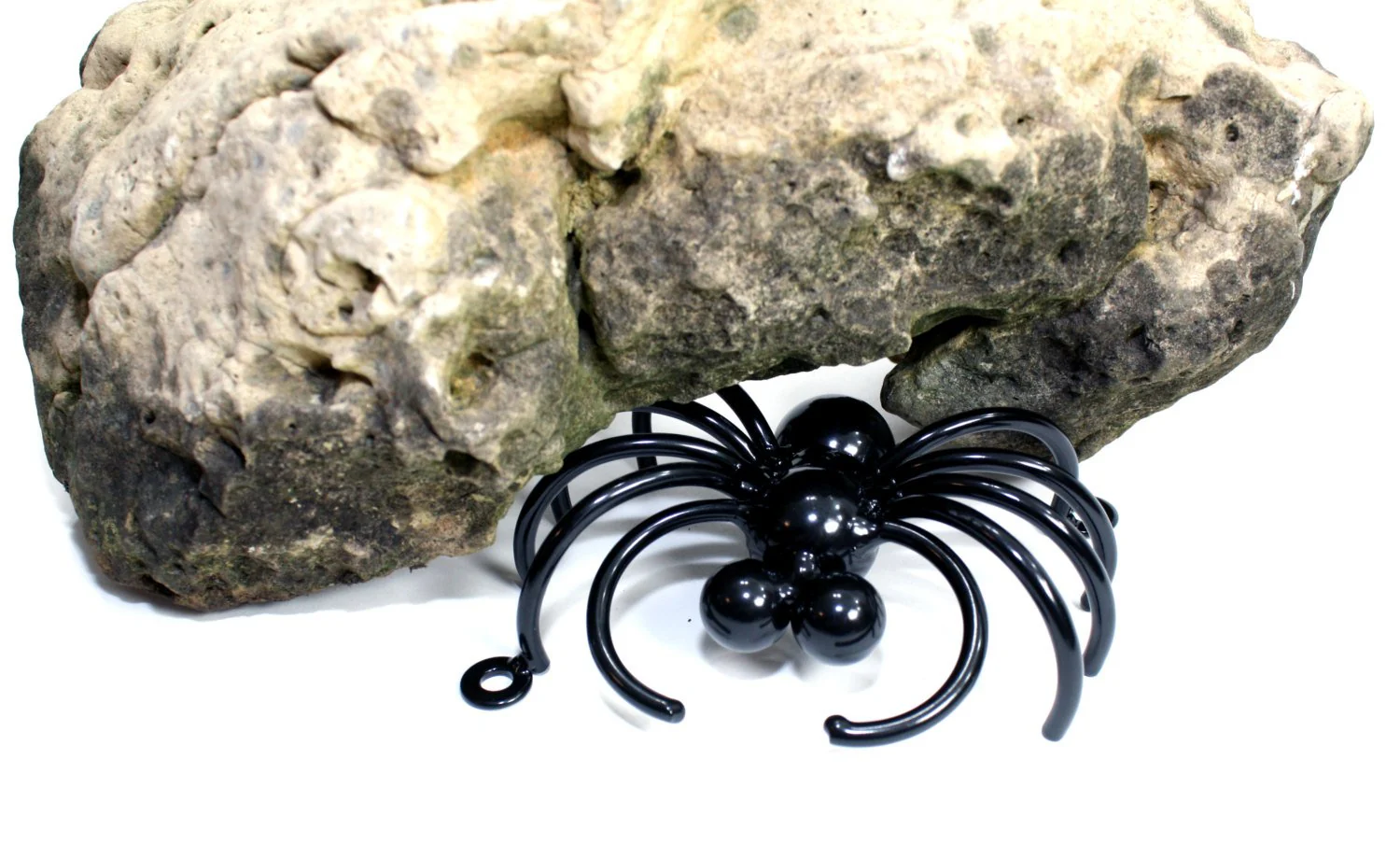 Metal Spider Home Decor Yard Art Garden Halloween Decoration Large Black Metal Tarantula Wall Arachnid By Practical Art