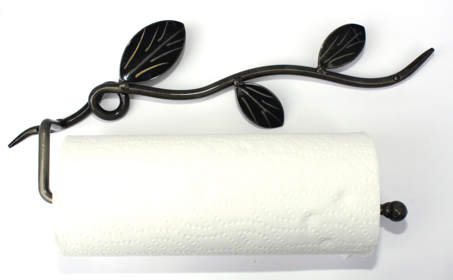 Paper Towel Holder: Wall-mounted Ornamental Metal Art Paper Towel Holders - Image 3