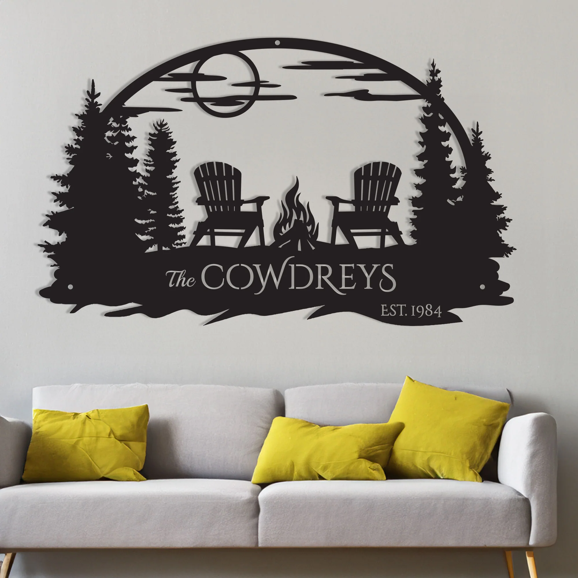 Personalize your Campsite with a Muskoka Campsite Name Sign from Practical Art