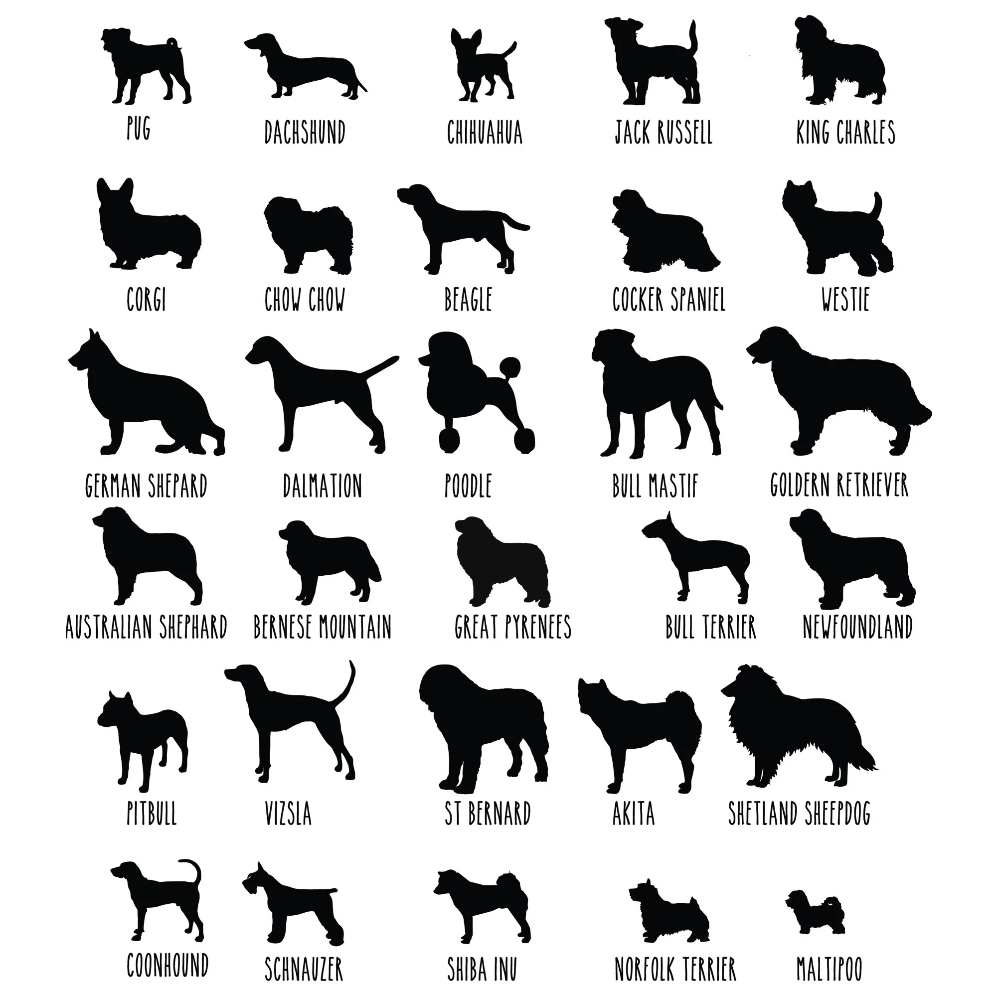 Dog Silhouette House Number Sign - Image 3