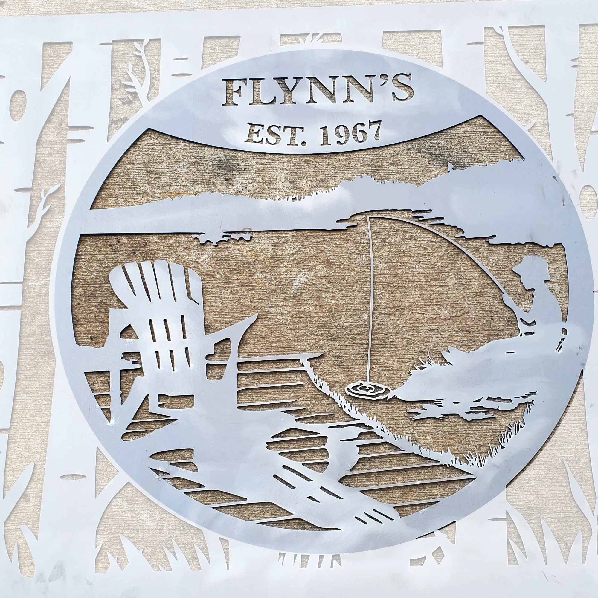 Personalized Sunset Point Metal Sign / Outdoor Home Décor - Image 2