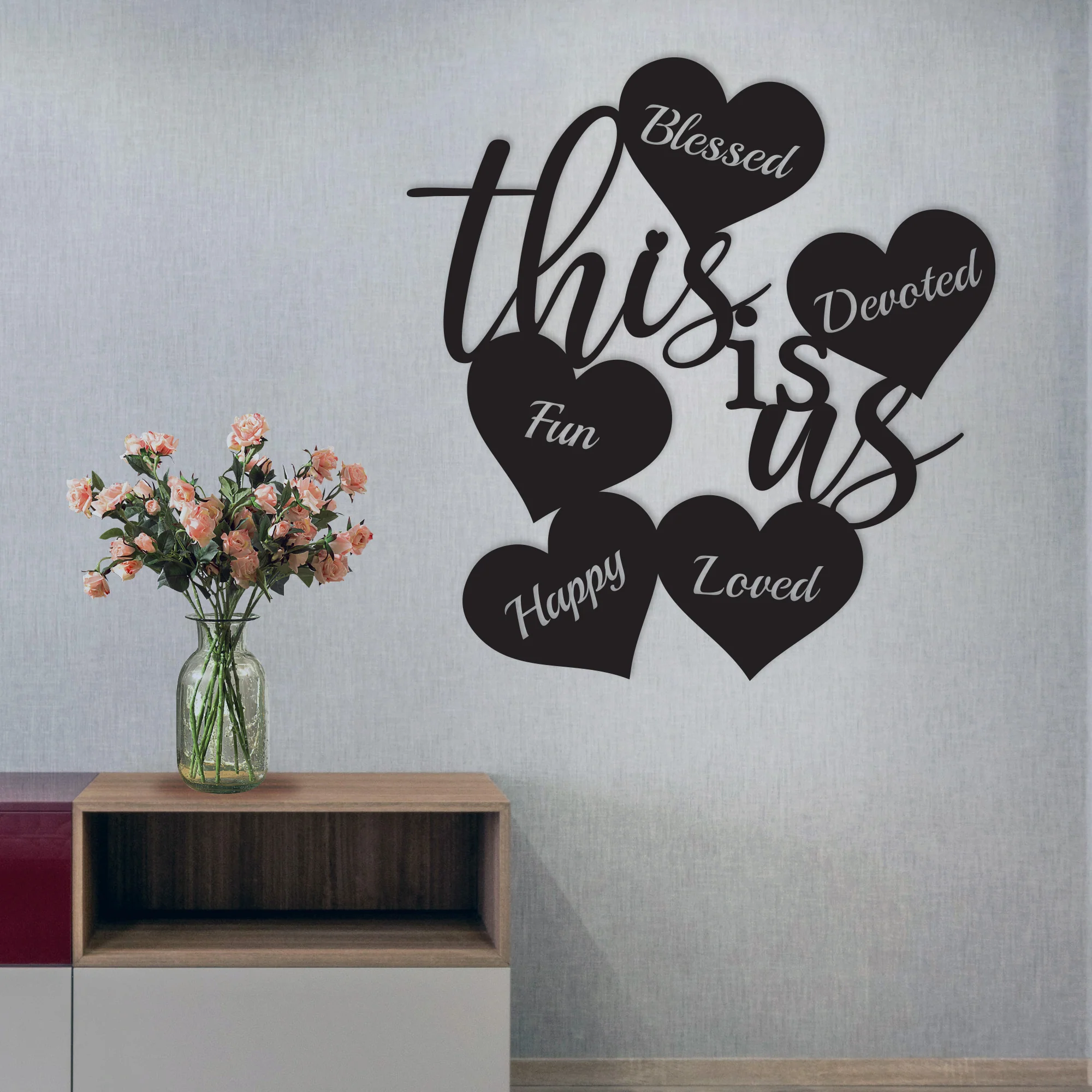 This is Us - Personalized Custom Metal Sign - Image 2