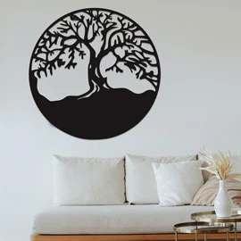 Tree of life with your family name, Metal Home Décor, Wall Art - Image 3